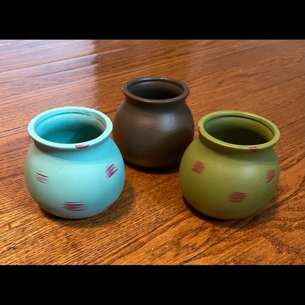Ceramic bohemian planters
